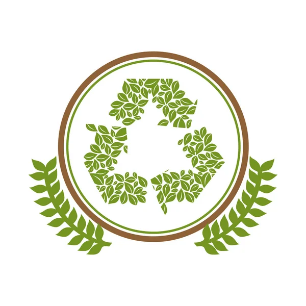 Concept d'écologie verte — Image vectorielle