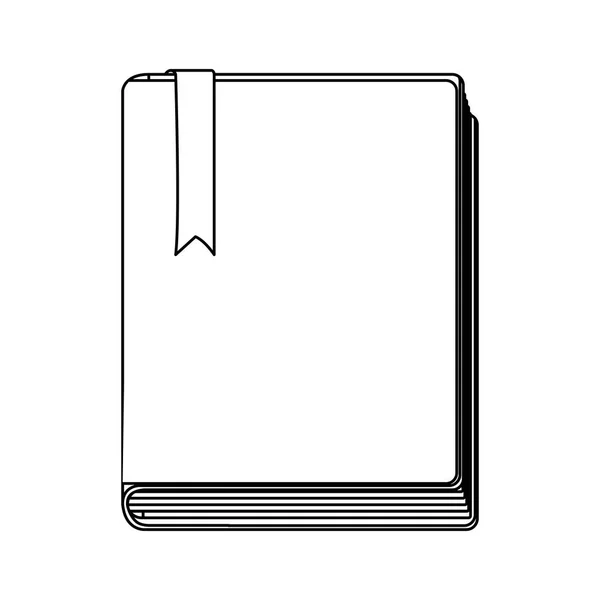 Livre blanc isolé — Image vectorielle