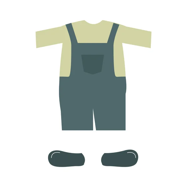Dětské oblečení pro chlapce — Stockový vektor