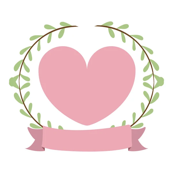 Imagem de ícone de amor verdadeiro rosa —  Vetores de Stock