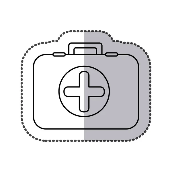 Bilde av koffert-ikon til legen – stockvektor