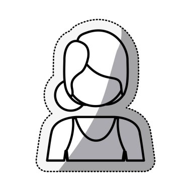 Kontur insanlar yüz simgesi