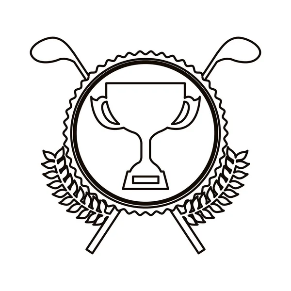 Symbol golf godło ikona — Wektor stockowy