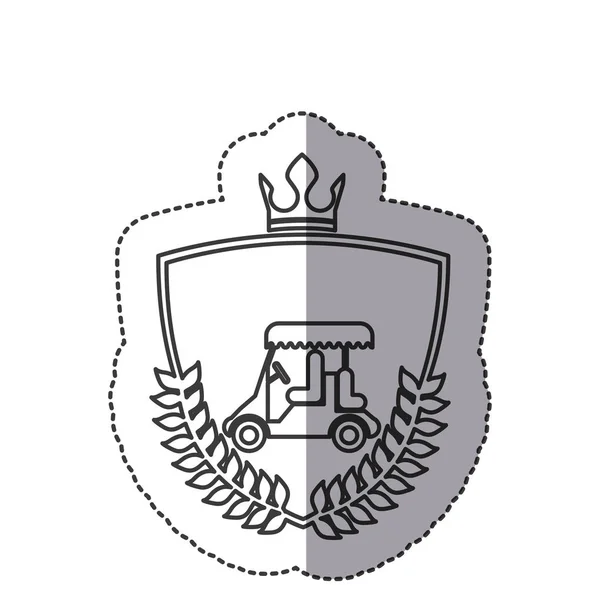 Simbolo simbolo emblema del golf icona — Vettoriale Stock