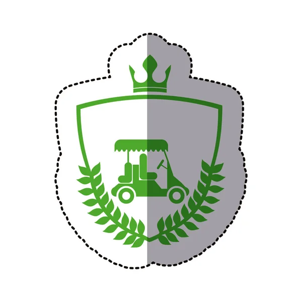 Símbolo emblema de golf icono — Archivo Imágenes Vectoriales