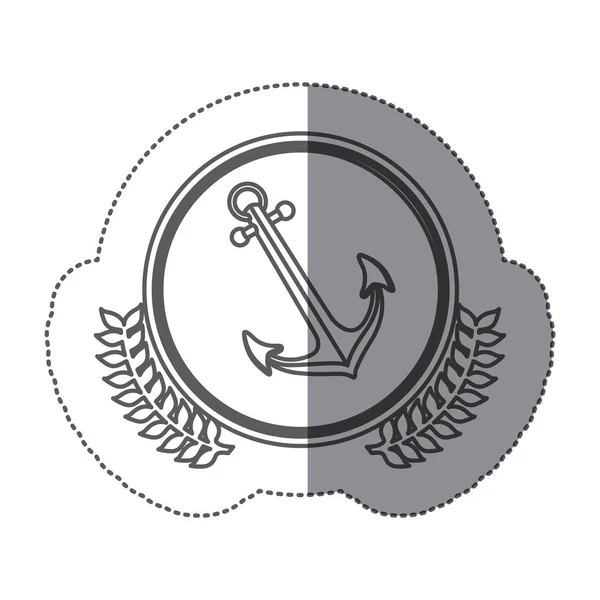 Kotwica symbol statki ikona — Wektor stockowy