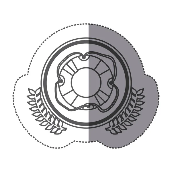 Simbolo vita cintura icona immagine — Vettoriale Stock