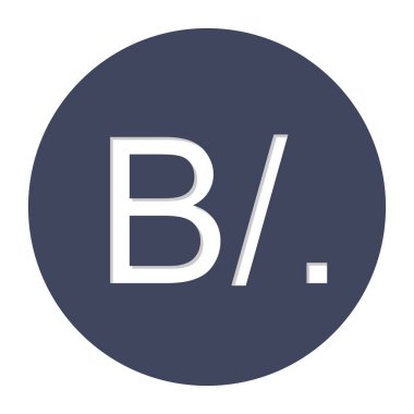 Panama balboa para birimi sembolü simgesi