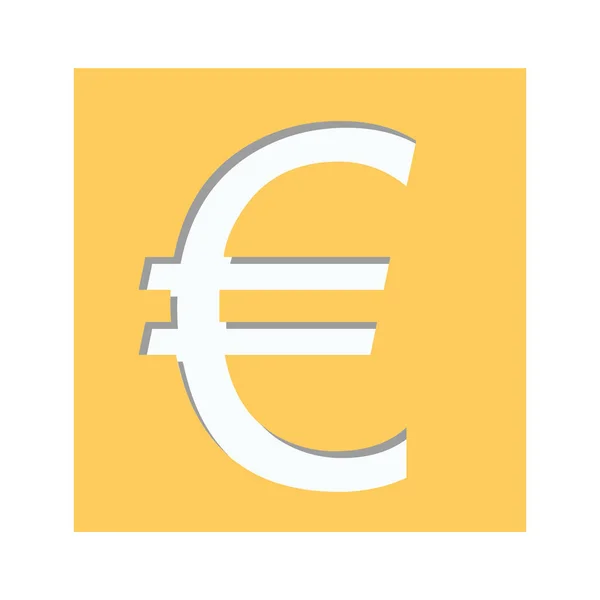 Ikonu symbolu měny euro — Stockový vektor