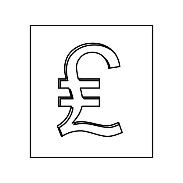 Ícone de símbolo de moeda Lira — Vetor de Stock