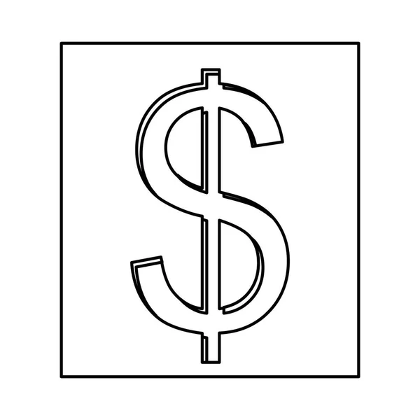 美元货币符号图标 — 图库矢量图片