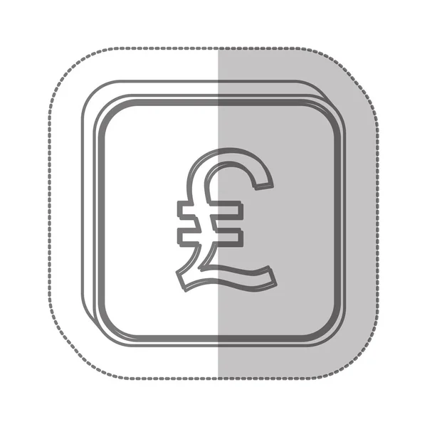Ícone de símbolo de moeda Lira — Vetor de Stock