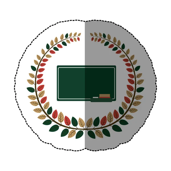 Symbol board school icon — Stock Vector