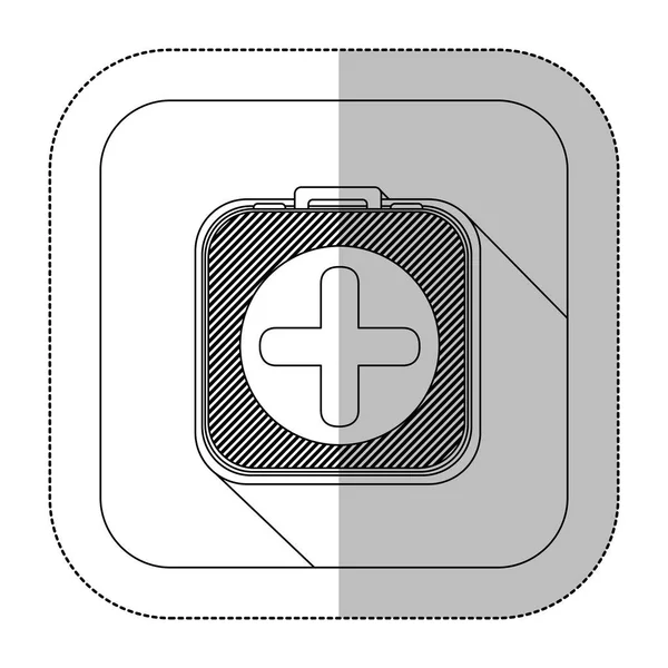 Symbole icône de valise d'hôpital — Image vectorielle