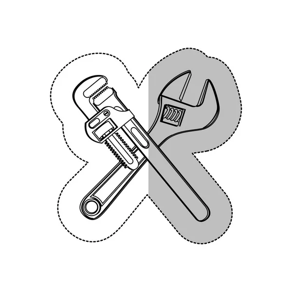 Symbolen verktyg ikon design — Stock vektor