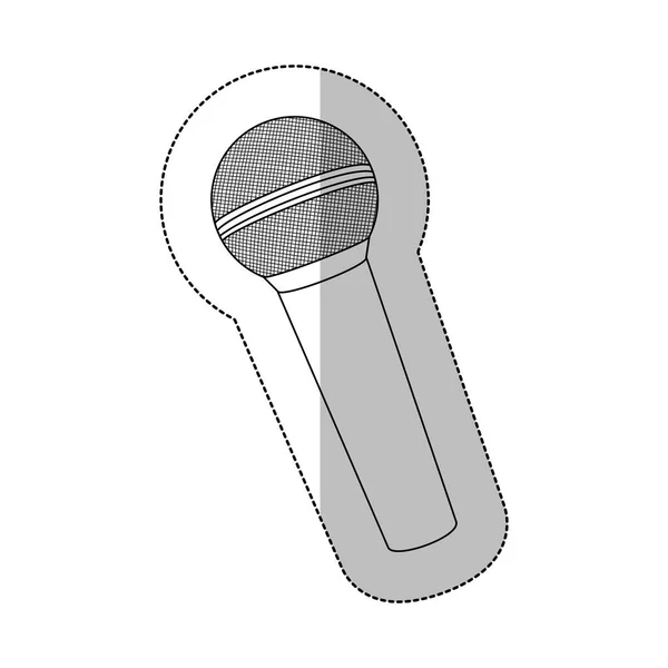 기호 마이크 아이콘 이미지 — 스톡 벡터