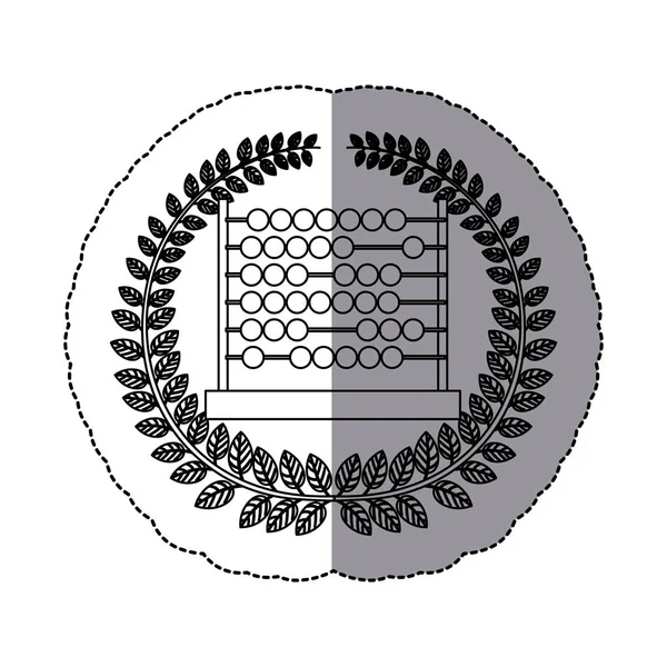 Ikona symbol nástroje pro školy — Stockový vektor