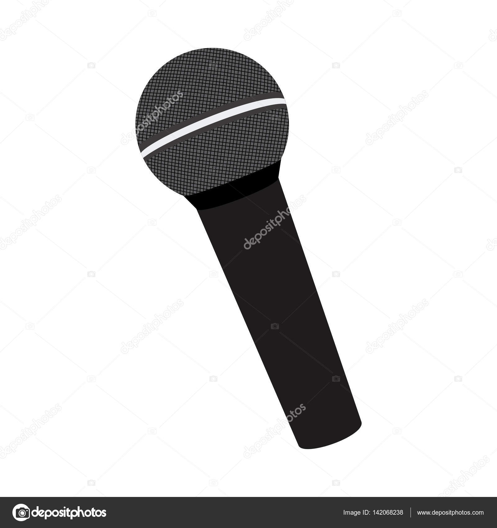 Image d’icône de symbole micro — Image vectorielle grgroupstock