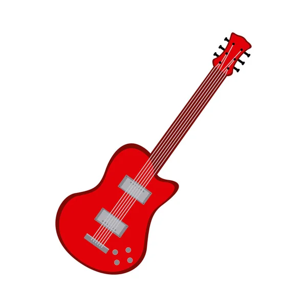 Σύμβολο εικονίδιο ηλεκτρική κιθάρα — Διανυσματικό Αρχείο