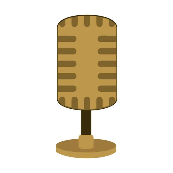 Symbole microphone icône image — Image vectorielle