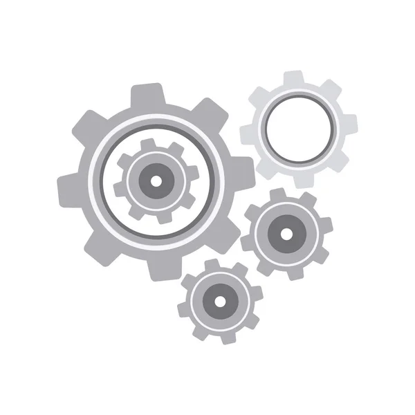 Symbol gears icon image — Stock Vector