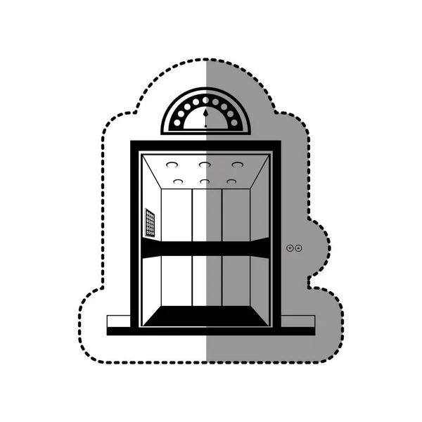 Lift open verwante pictogram — Stockvector