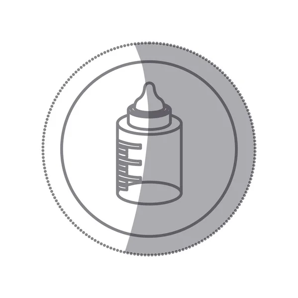 Voedingsfles baby pictogram — Stockvector