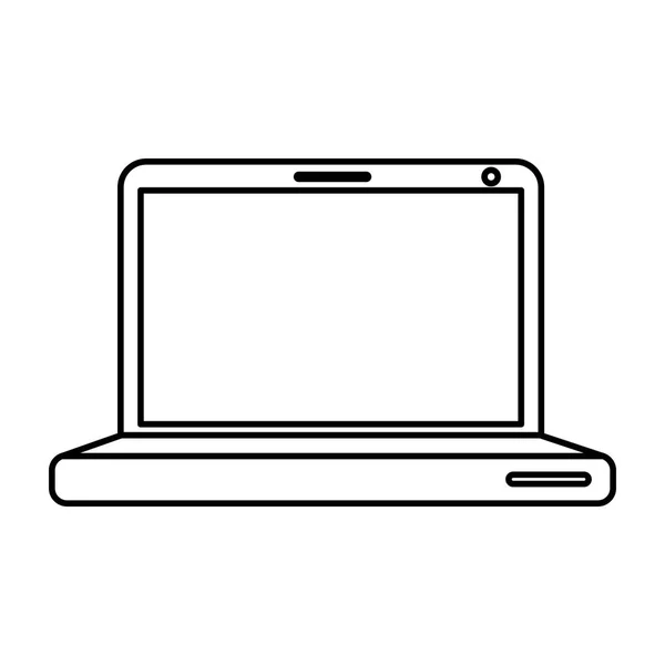 Symbolbild Laptop Stock — Stockvektor