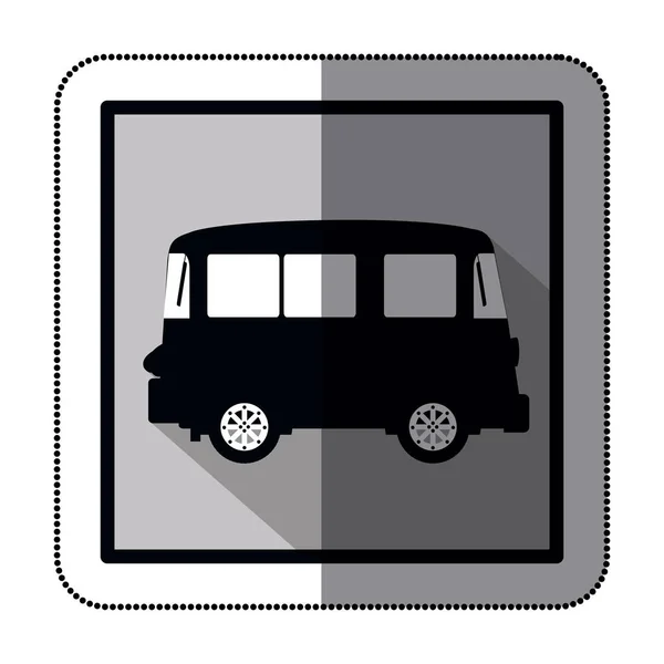 Means of transport stock icon — Stock Vector