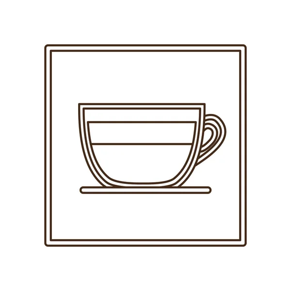 Obrázek ikony kávy espresso — Stockový vektor