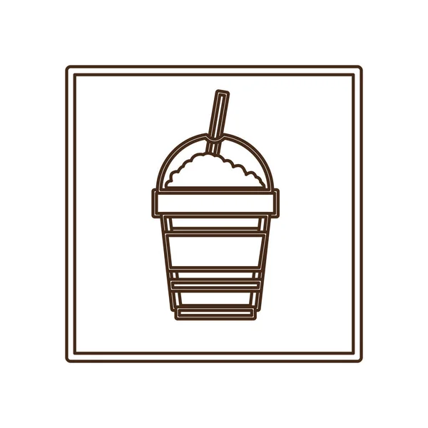 Café espresso icono imagen — Vector de stock