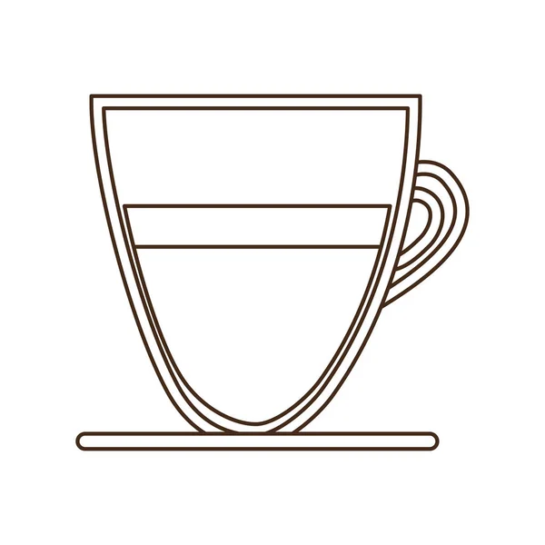 Café espresso icône image — Image vectorielle