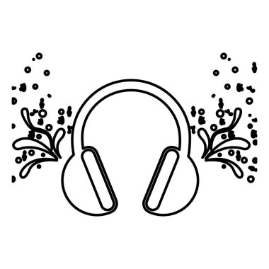 kulaklık simge stok görüntü