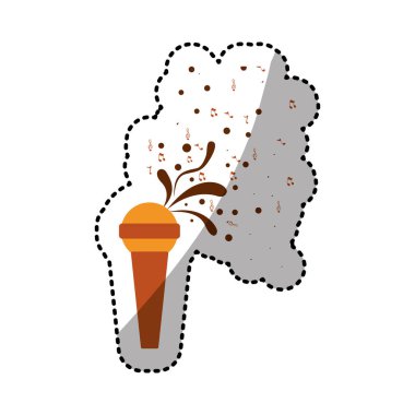 mikrofon simgesi stok görüntü