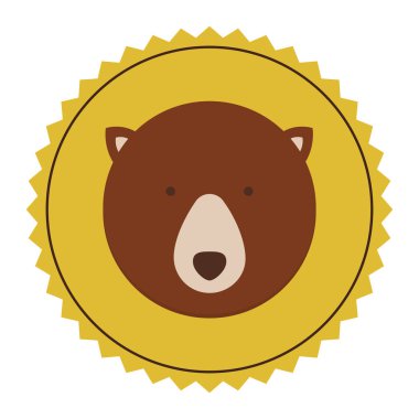 amblem ayı avcı şehir simgesi