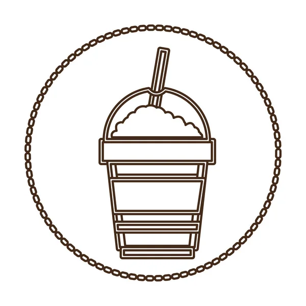 Café espresso icono imagen — Vector de stock