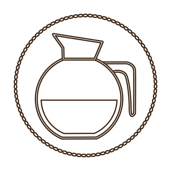 Изображение иконки кофе — стоковый вектор