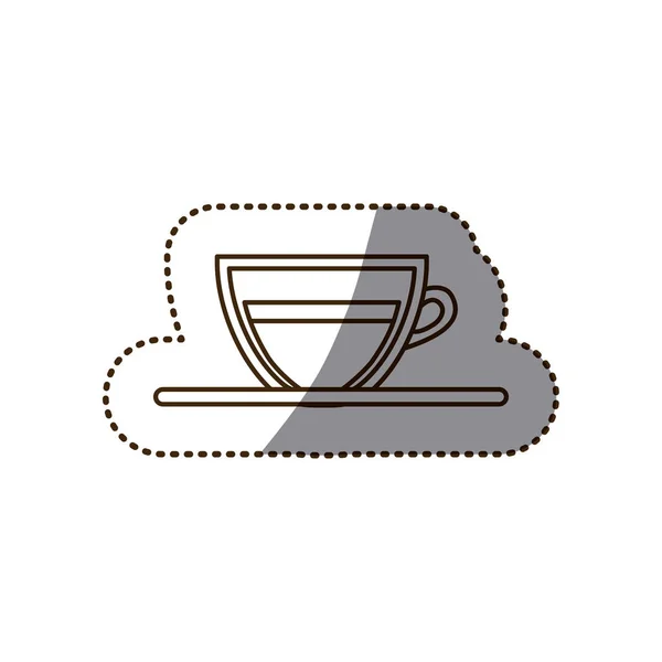 Kaffee-Espresso-Symbolbild — Stockvektor
