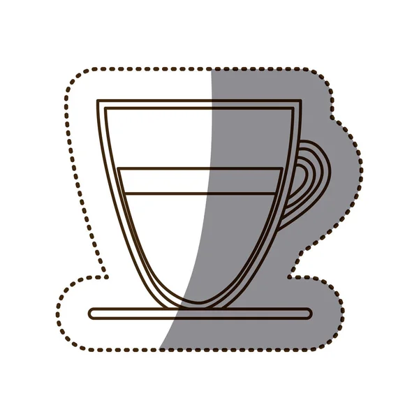 Café espresso icône image — Image vectorielle