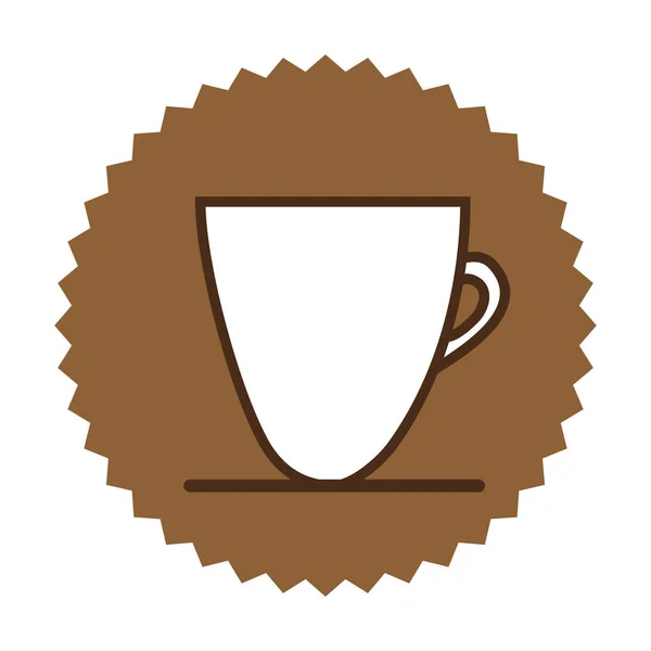 Koffie espresso pictogramafbeelding — Stockvector