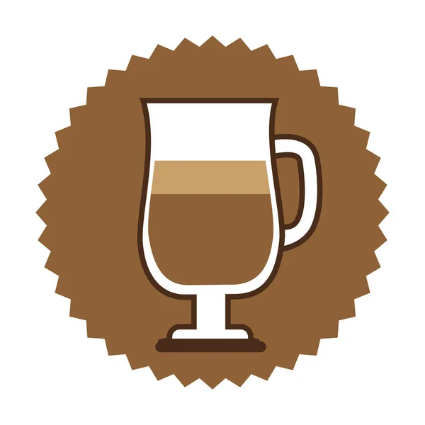 咖啡咖啡图标图像 — 图库矢量图片