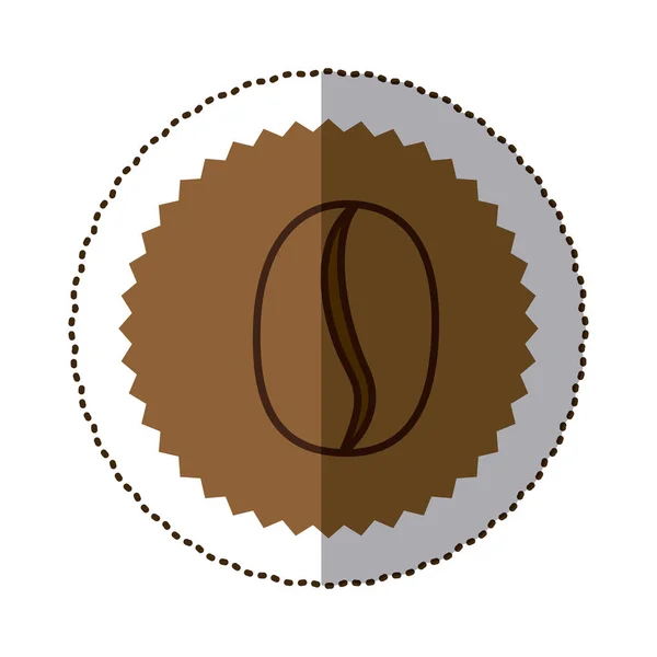Зображення значка кавових зерен — стоковий вектор