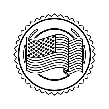 sembolü Amerikan bayrağı işareti simgesi