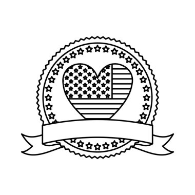 Sembolü Amerikan mühür işareti simgesi