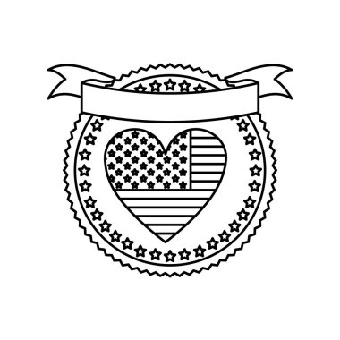 Sembolü Amerikan mühür işareti simgesi