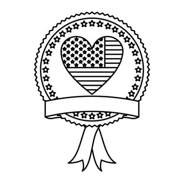 Sembolü Amerikan mühür işareti simgesi