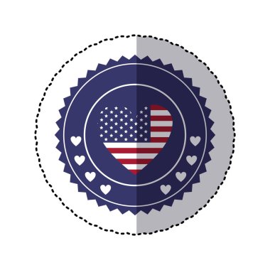 Sembolü Amerikan mühür işareti simgesi