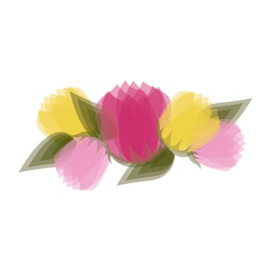 Gül simge stok görüntü