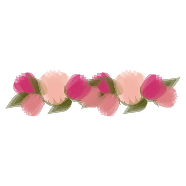 Roses icon image stock — Image vectorielle