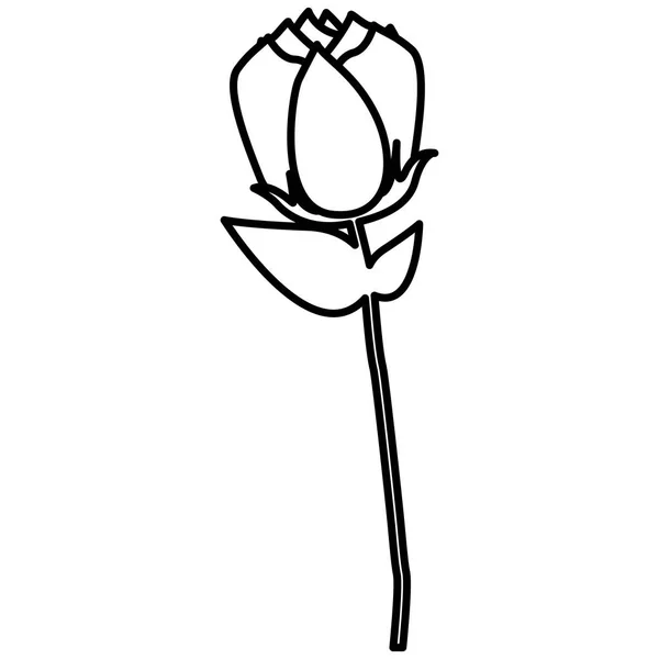 Τριαντάφυλλα εικονίδιο εικόνα απόθεμα — Διανυσματικό Αρχείο